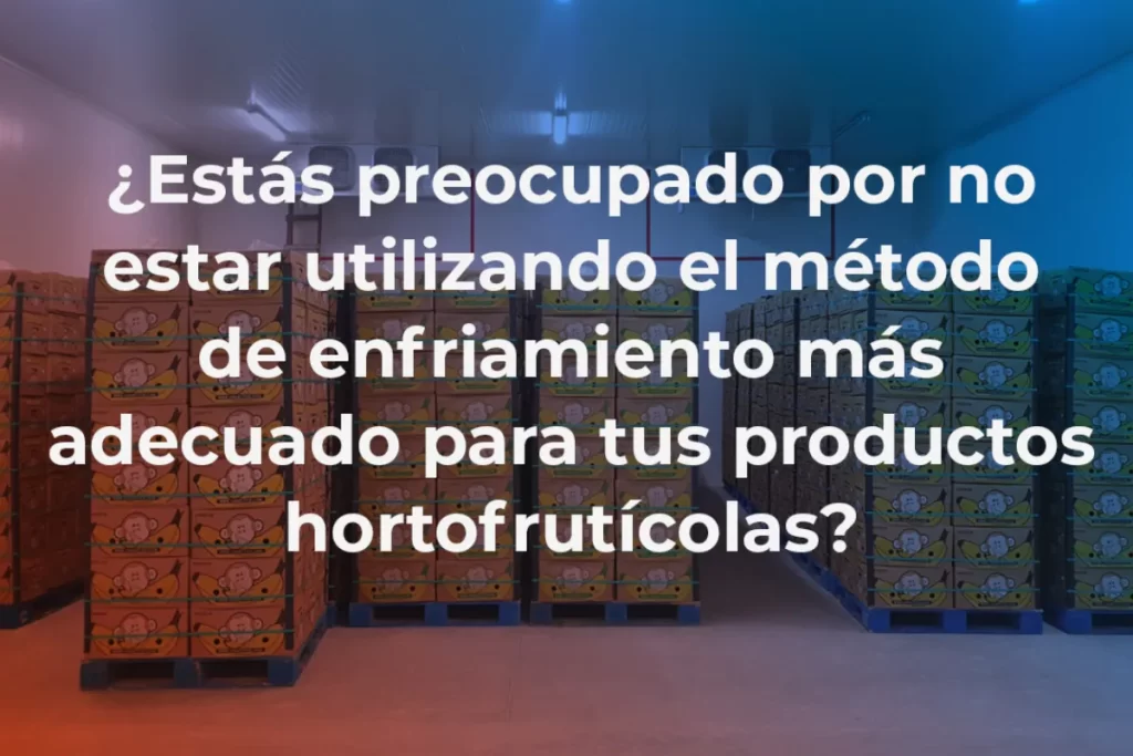 Seleccionando métodos de enfriamiento para productos hortofrutícolas